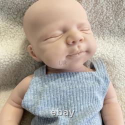 19 Soft Blank Silicone Reborn Baby Unpainted Realistic Silicone Doll boy 7.2lb