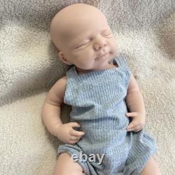 19 Soft Blank Silicone Reborn Baby Unpainted Realistic Silicone Doll boy 7.2lb