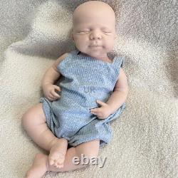19 Soft Blank Silicone Reborn Baby Unpainted Realistic Silicone Doll boy 7.2lb