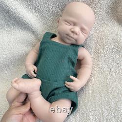 19 Soft Blank Silicone Reborn Baby Unpainted Realistic Silicone Doll boy 7.2lb