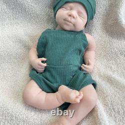 19 Soft Blank Silicone Reborn Baby Unpainted Realistic Silicone Doll boy 7.2lb