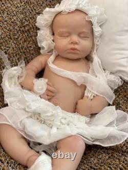 19'' solid silicone doll silicone reborn doll silicone girl doll toys gifts
