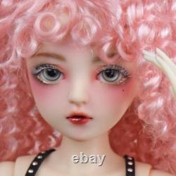 1/3 BJD Doll Fashion Clothes Shoes Wig Handpainted Makeup Full Set 24 Girl Doll