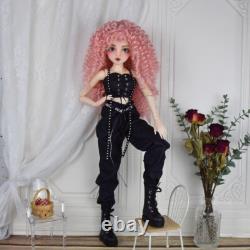 1/3 BJD Doll Fashion Clothes Shoes Wig Handpainted Makeup Full Set 24 Girl Doll