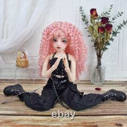 1/3 BJD Doll Fashion Clothes Shoes Wig Handpainted Makeup Full Set 24 Girl Doll