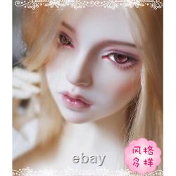 1/3 BJD Doll Female Bare Nude Resin Ball Jointed Eyes Handmade Face Makeup Gift