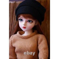 1/3 BJD Doll Toy 24 inch Blue Eyes Female Doll Makeup Finished and Full Outfits