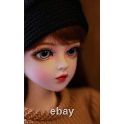 1/3 BJD Doll Toy 24 inch Blue Eyes Female Doll Makeup Finished and Full Outfits