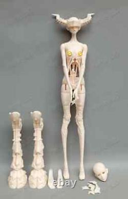 1/3 Resin BJD Art Dolls Mechanical Bird Eyes Faceup DIY Toys Human/Machine Leg