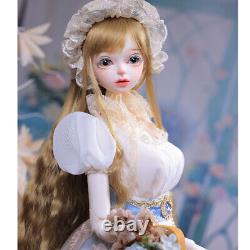 1/3 Resin BJD SD Ball Joint Doll Vintage 63cm Girl Gift Toy Makeup Eyes Full Set