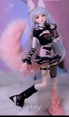 1/3 bjd doll full set Female Plastic Joint doll full set clothes Shoes