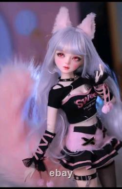 1/3 bjd doll full set Female Plastic Joint doll full set clothes Shoes