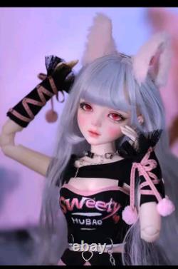1/3 bjd doll full set Female Plastic Joint doll full set clothes Shoes