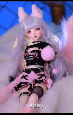 1/3 bjd doll full set Female Plastic Joint doll full set clothes Shoes