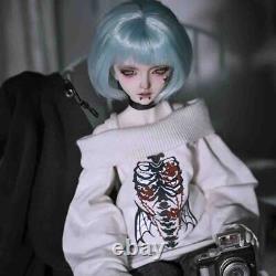 1/4 BJD Doll Ball Joint Doll Resin Cool Girl Gift Bare Doll with Face Makeup Eye