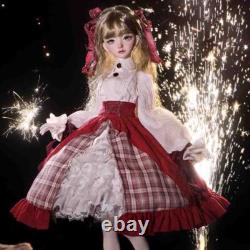 1/4 BJD Doll Ball Joint Doll Resin Girl Full Set Gift Handmade New Year's Wear
