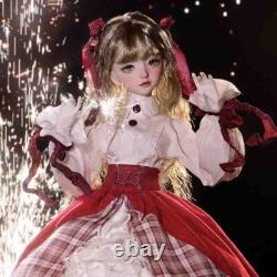 1/4 BJD Doll Ball Joint Doll Resin Girl Full Set Gift Handmade New Year's Wear