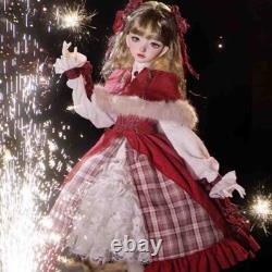1/4 BJD Doll Ball Joint Doll Resin Girl Full Set Gift Handmade New Year's Wear