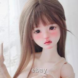 1/4 BJD Doll Ball Jointed Resin Face Makeup Naked Doll Girl Toy Handmade Gift