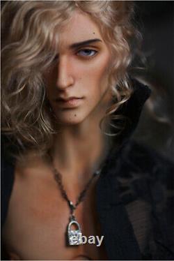 1/4 BJD Doll Boy Man Resin Naked Unpainted Body + Free Eyes + Face Makeup Head