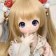 1/4 Bjd Doll Cartoon Girl Resin Ball Jointed Body With Eyes Face Makeup Diy Toys