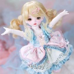 1/4 BJD Doll Face Makeup Nude Girl Soft Milky Cat Milar Cute Soft Milky Cat Toy