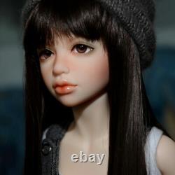 1/4 BJD Doll Female Bare Resin Ball Jointed Doll with Eyes Face Makeup Toy Gift