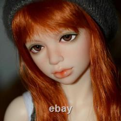 1/4 BJD Doll Female Bare Resin Ball Jointed Doll with Eyes Face Makeup Toy Gift