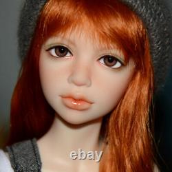 1/4 BJD Doll Female Bare Resin Ball Jointed Doll with Eyes Face Makeup Toy Gift