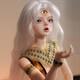 1/4 Bjd Doll Full Set Resin Body Girl Ball Jointed Dolls With Free Eyes Wig Outfit