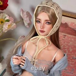 1/4 BJD Doll Handmade DIY Female Mari Light Tan Color A3-Free Face Make UP+Eyes