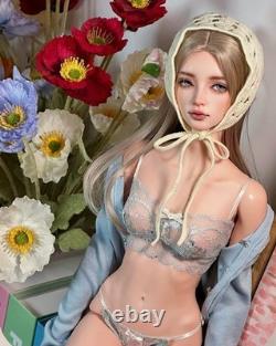 1/4 BJD Doll Handmade DIY Female Mari Light Tan Color A3-Free Face Make UP+Eyes