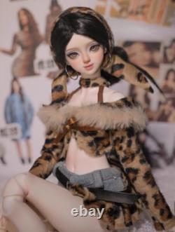 1/4 BJD Doll Handmade Resin Girl Rou E-Free Face Make UP+Free Eyes
