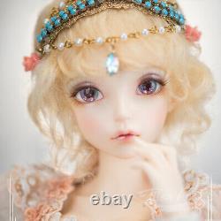 1/4 BJD Doll Resin Ball Jointed Dolls with Eyes Face Makeup Figure Girl Toys Gift