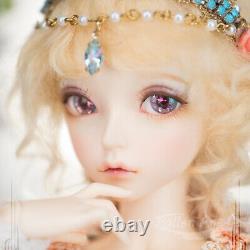 1/4 BJD Doll Resin Ball Jointed Dolls with Eyes Face Makeup Figure Girl Toys Gift