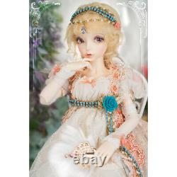 1/4 BJD Doll Resin Ball Jointed Dolls with Eyes Face Makeup Figure Girl Toys Gift