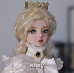 1/4 BJD Doll Resin French Style Outfits Girl Female Full Set Face Up Hair Gifts