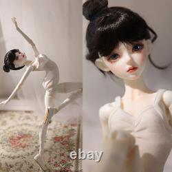 1/4 BJD Doll SD Resin Joint Ballet Dancer Eyes Wigs Clothes FULL SET Face Makeup