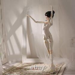 1/4 BJD Doll SD Resin Joint Ballet Dancer Eyes Wigs Clothes FULL SET Face Makeup