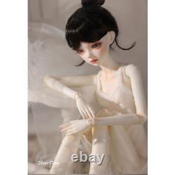 1/4 BJD Doll SD Resin Joint Ballet Dancer Eyes Wigs Clothes FULL SET Face Makeup