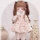 1/4 Bjd Doll Sd Resin Joint Sleeping Face Makeup Girl Full Set Birthday Gift Toy