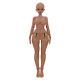 1/4 Bjd Doll Sexy Girl Resin Ball Jointed Body Eyes Faceup Wig Outfits Full Set