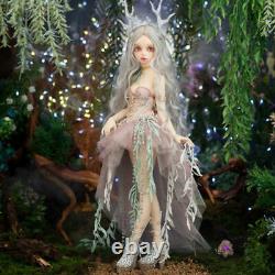 1/4 BJD Dolls Ball Jointed Girl Eyes Makeup Wig Clothes Bare Body/Full Set Gift