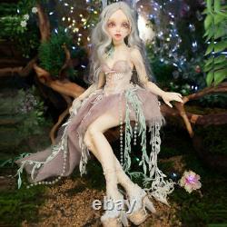 1/4 BJD Dolls Ball Jointed Girl Eyes Makeup Wig Clothes Bare Body/Full Set Gift