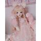 1/4 Bjd Dolls Resin Female Bare Ball Jointed Body Eyes Face Makeup Kid Girl Gift