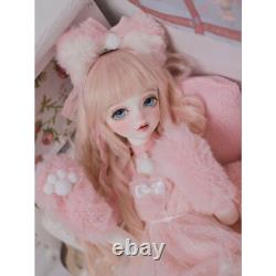1/4 BJD Dolls Resin Female Bare Ball Jointed Body Eyes Face Makeup Kid Girl Gift