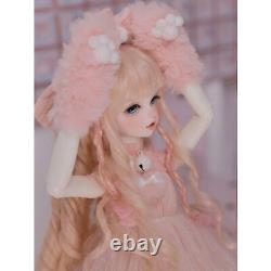 1/4 BJD Dolls Resin Female Bare Ball Jointed Body Eyes Face Makeup Kid Girl Gift