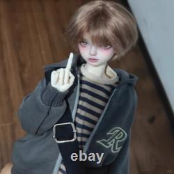 1/4 BJD Dolls Resin Jointed Boy with Face Makeup Eyes Handmade Girl Collect Gift