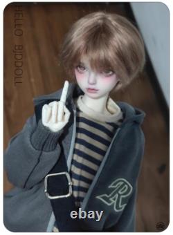 1/4 BJD Dolls Resin Jointed Boy with Face Makeup Eyes Handmade Girl Collect Gift