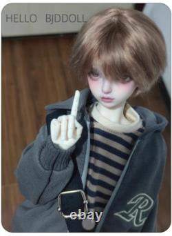 1/4 BJD Dolls Resin Jointed Boy with Face Makeup Eyes Handmade Girl Collect Gift